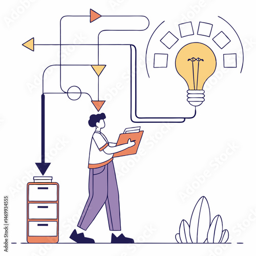 Connecting the lightbulb: an illustration of creative innovation and problem solving