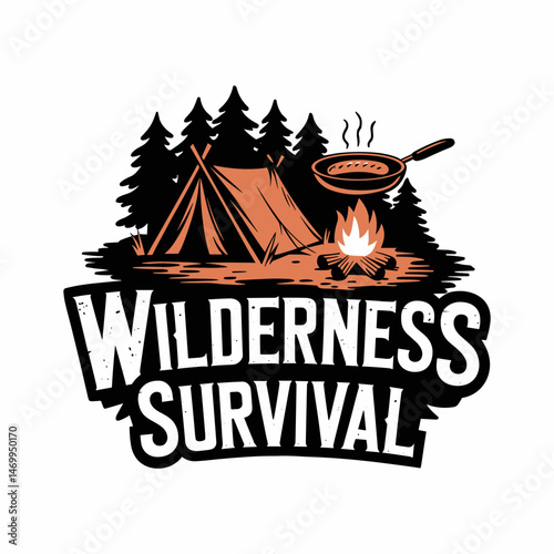 Vintage Retro Vector Adventure Logo, Badge Logo, Hiking Logo, Wilderness Logo