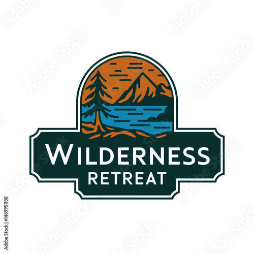 Vintage Retro Vector Adventure Logo, Badge Logo, Hiking Logo, Wilderness Logo