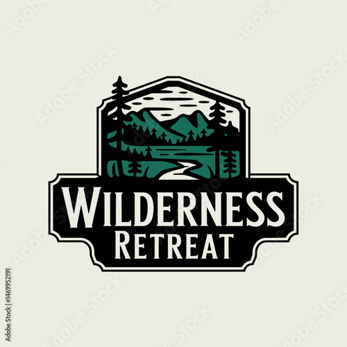 Vintage Retro Vector Adventure Logo, Badge Logo, Hiking Logo, Wilderness Logo