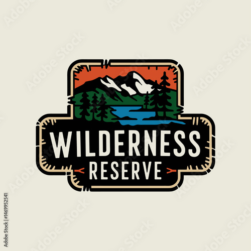 Vintage Retro Vector Adventure Logo, Badge Logo, Hiking Logo, Wilderness Logo