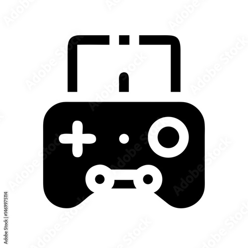 Gaming Console Controller Video Game Icon Design