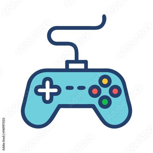 Gaming Console Controller Video Game Icon Design