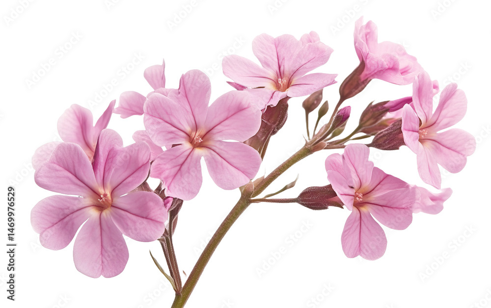 Fototapeta premium Blooming phumelela or Champa flower on white background.png