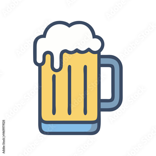 Beer Mug Drink Beverage Icon Design