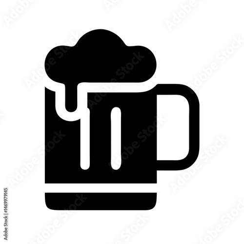 Beer Mug Drink Beverage Icon Design
