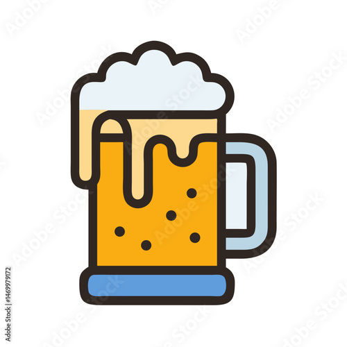 Beer Mug Drink Beverage Icon Design