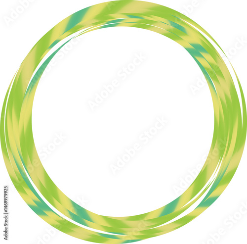 abstract circle round frame border