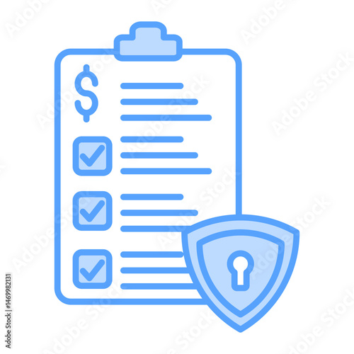 security assessment icon blue
