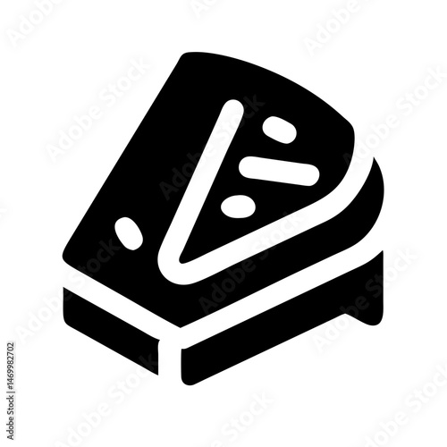 Grilled Cheese Sandwich Food Icon Design