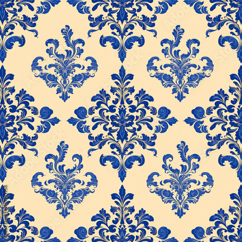 seamless damask pattern
