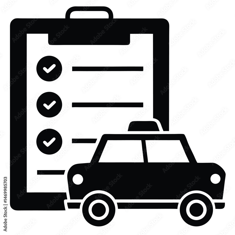 taxi driver element isolated car maintenance check on white background taxi driver element isolated car maintenance check on white background