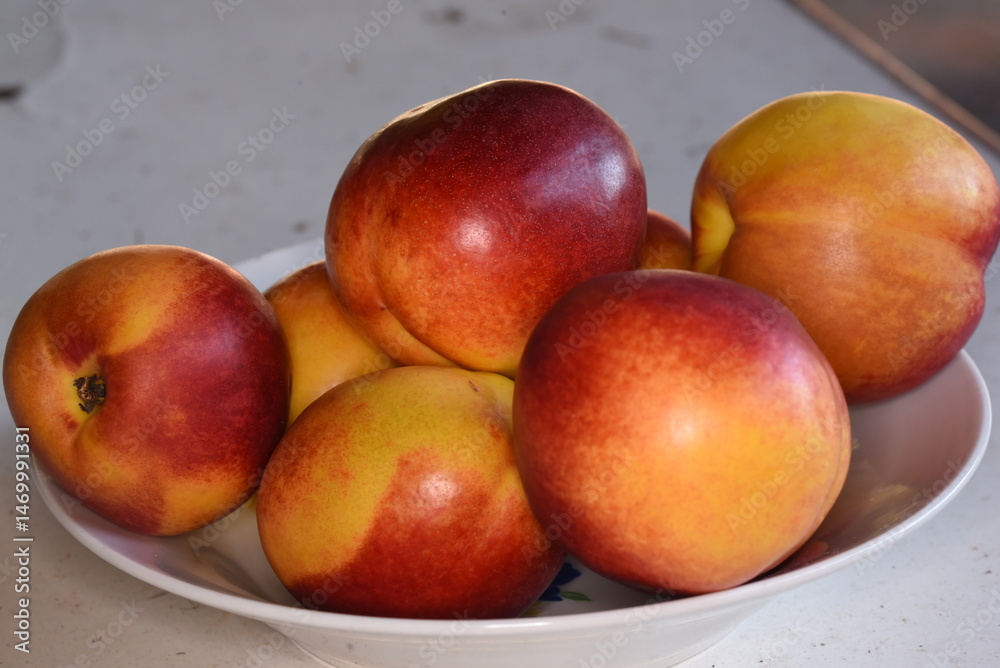 bowl of peaches bowl of peaches