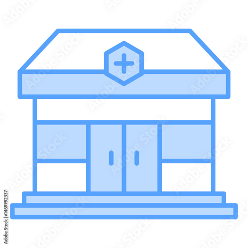 clinic icon blue