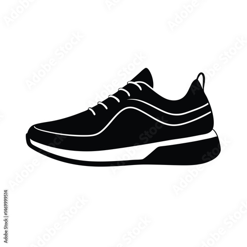 Sneaker Dynamic Style Vector Silhouette