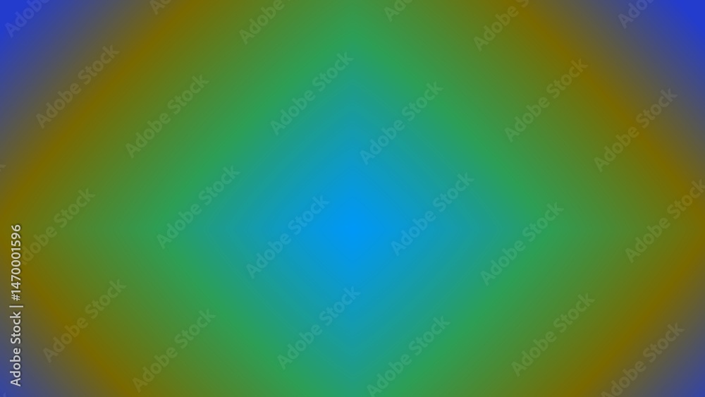 Obraz premium Vibrant gradient with central blue, fading to greens and browns