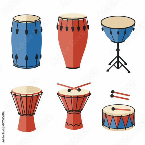 Collection of Percussion Instruments