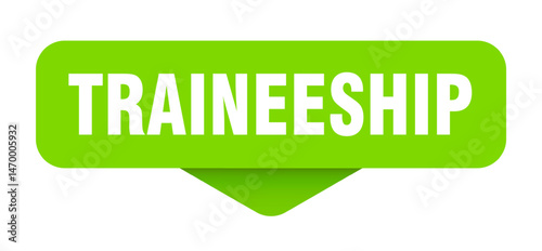 traineeship sticker. traineeship sign on transparent background