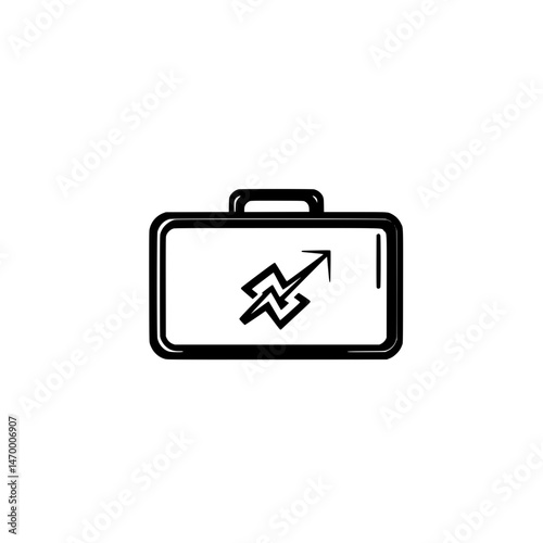 Cloud storage icon design for digital files and online backup