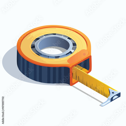 tape Vector Illustration with Flat Design, Clean Line Art, and Modern Minimalist AestheticArt.