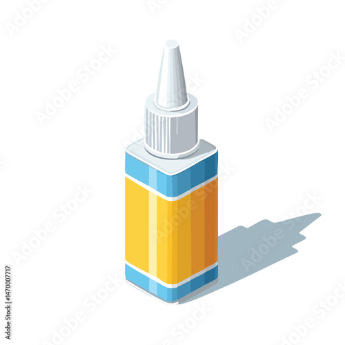 glue Vector Illustration with Flat Design, Clean Line Art, and Modern Minimalist AestheticArt.
