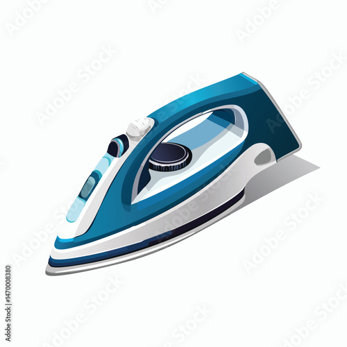 iron Vector Illustration with Flat Design, Clean Line Art, and Modern Minimalist AestheticArt.