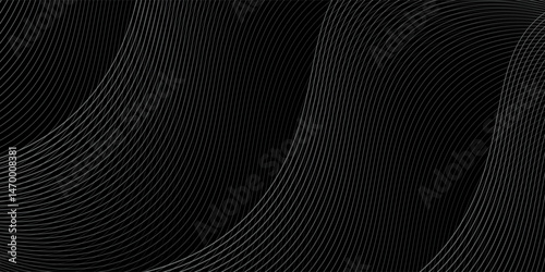 Vector Illustration of the gray pattern of lines abstract background. Vector Illustration