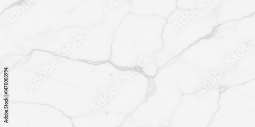 High-Resolution White Marble Texture with Subtle Gray Veining for Design Projects
