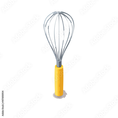 egg beater Vector Illustration with Flat Design, Clean Line Art, and Modern Minimalist AestheticArt.