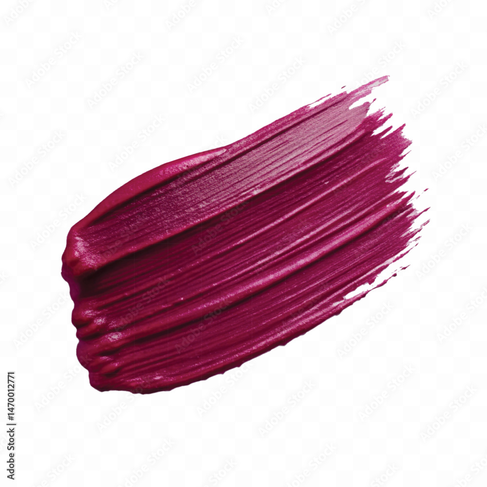 smooth glossy paint or lipstick swatch stroke in red colour isolated on transparent background smooth glossy paint or lipstick swatch stroke in red colour isolated on transparent background