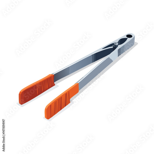 Tongs Vector Illustration with Flat Design, Clean Line Art, and Modern Minimalist AestheticArt.