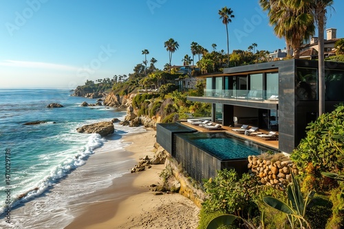 Stunning Oceanfront Luxury Villa Overlooking Crashing Waves