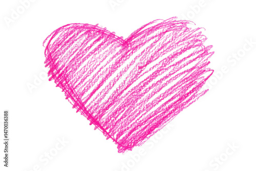 Pink crayon heart PNG, Valentine wedding card design, Pink Heart PNG aesthetic, celebration decoration PNG