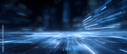 Vibrant digital backdrop with a fading gradient effect suggesting advanced technology and innovative business concepts