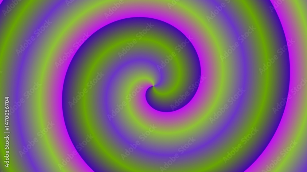 Hypnotic swirling vortex of purple, green, and pink gradients Hypnotic swirling vortex of purple, green, and pink gradients