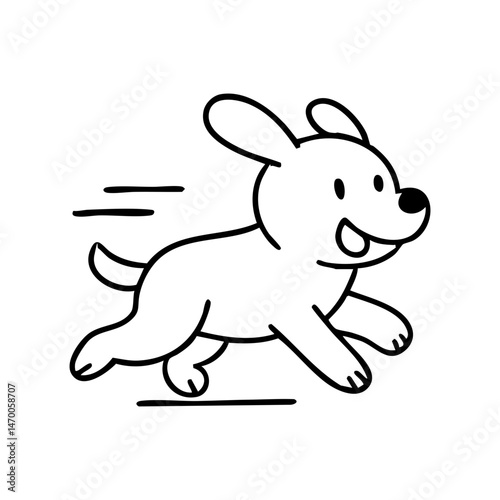 Dog Activity at home running