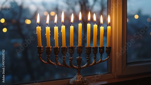 Peaceful evening candlelight holiday mood pictures