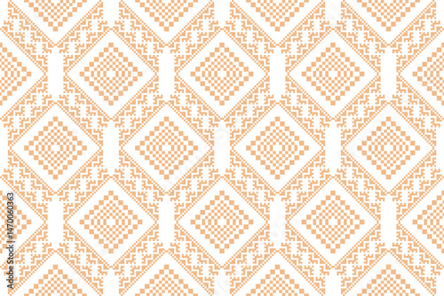 Pixel art background seamless pattern