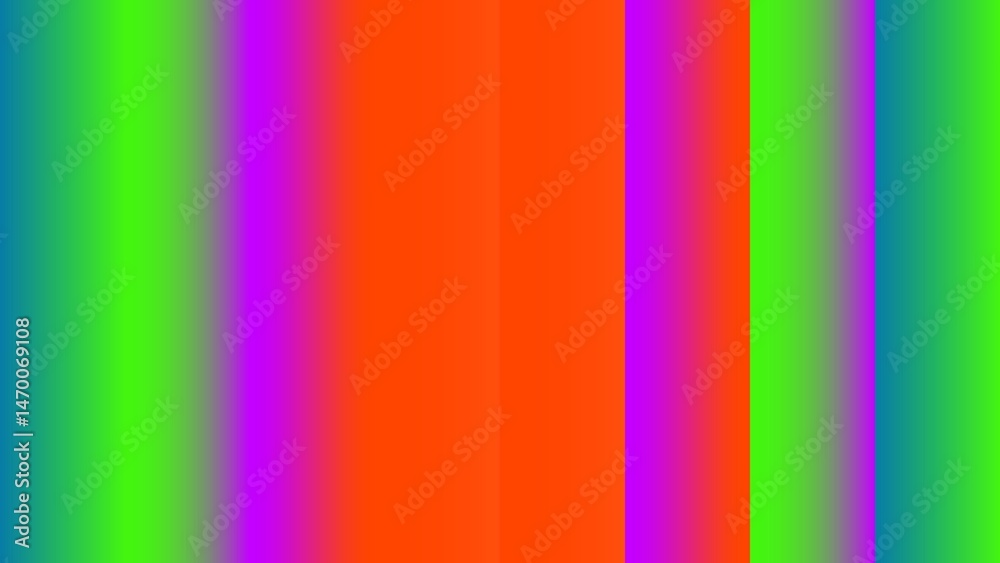 Obraz premium Vibrant vertical stripes in neon colors, gradient effect
