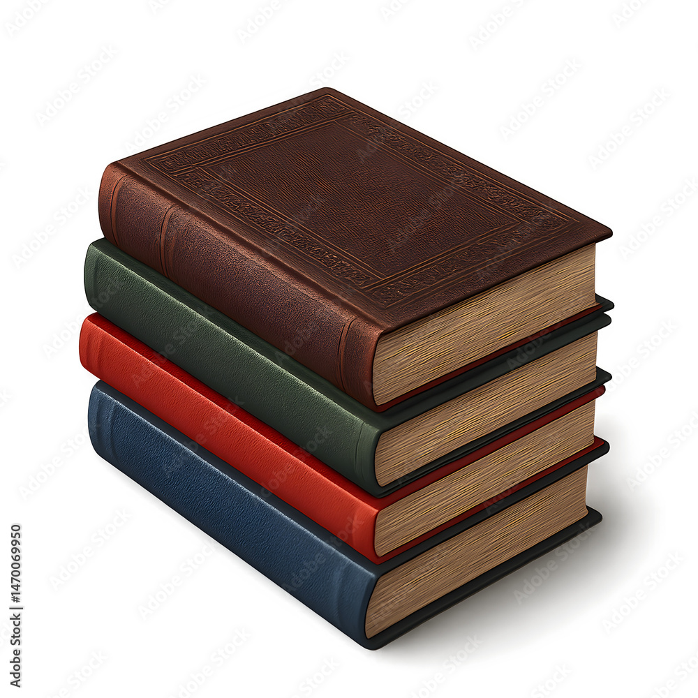 Fototapeta premium Stack of Antique Books
