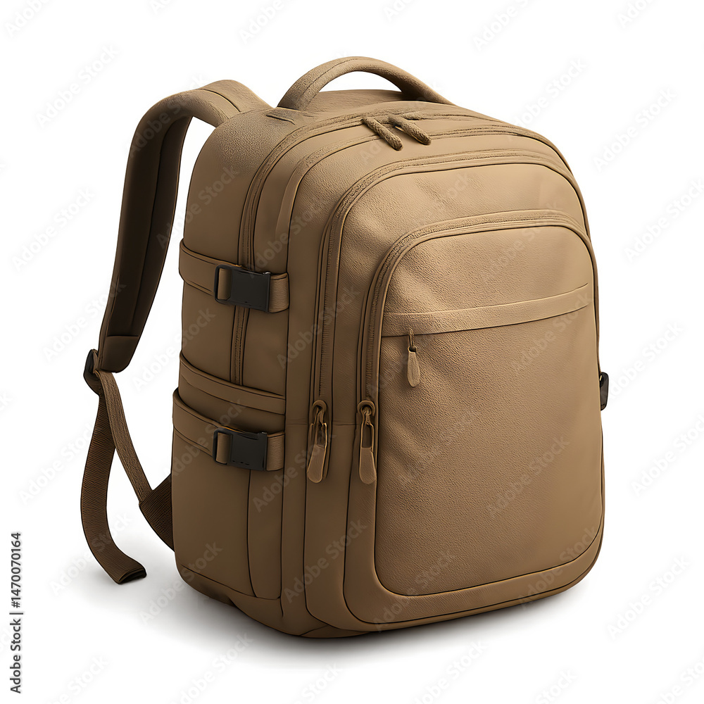 Fototapeta premium Tan Leather Backpack