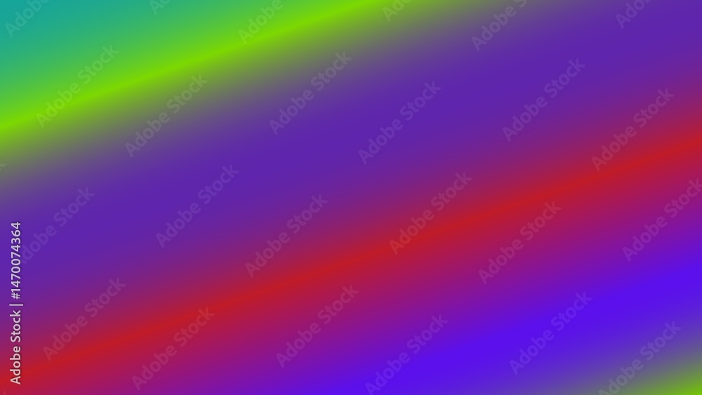 Obraz premium Diagonal gradient in vibrant red, purple, green hues