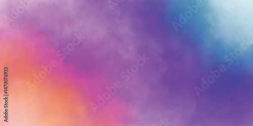 Gentle haze-inspired illustration with dreamy cloudscape layering

