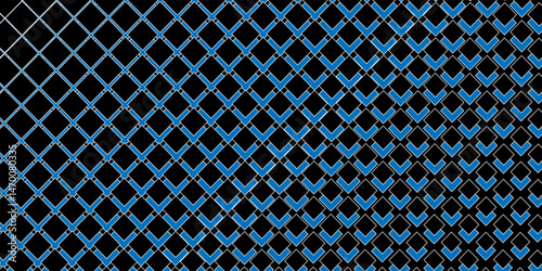 Abstract Pattern. Modern halftone background on blue