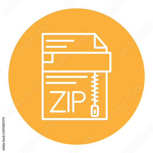 Zip File Icon