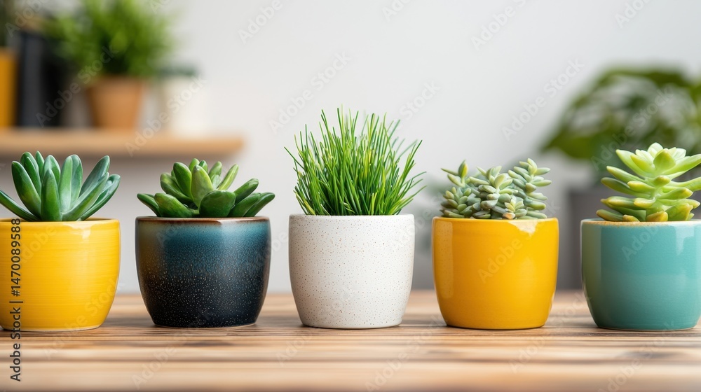 Ceramic Glaze Unique Concept, Unique Collection of Ceramic Planters Featuring Diverse Plants and Vibrant Colors for Modern Home Decor Ceramic Glaze Unique Concept, Unique Collection of Ceramic Planters Featuring Diverse Plants and Vibrant Colors for Modern Home Decor
