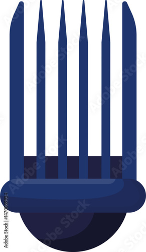 Barbers Shop Tools and Materials Graphic Illustration