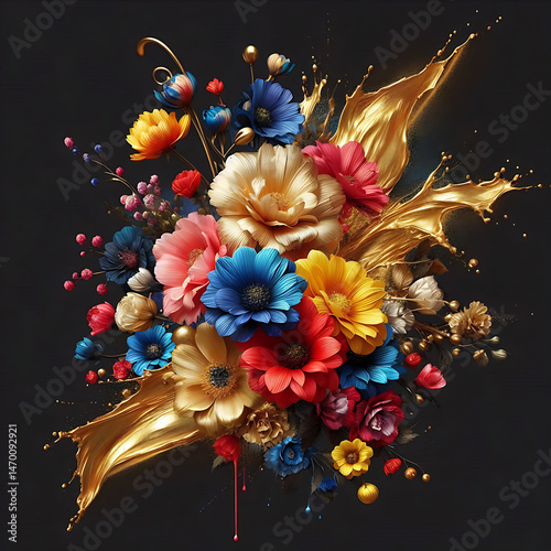 abstract floral background