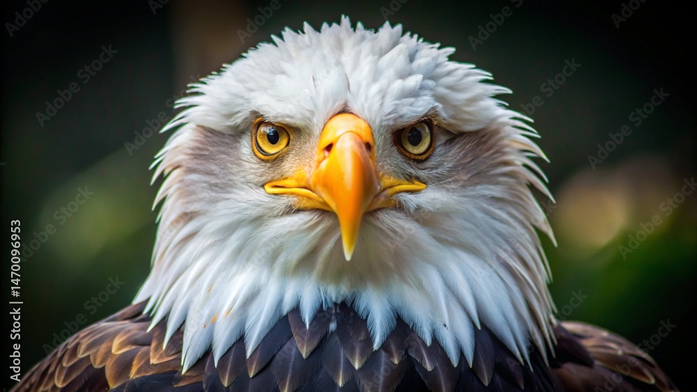 Naklejka premium american bald eagle