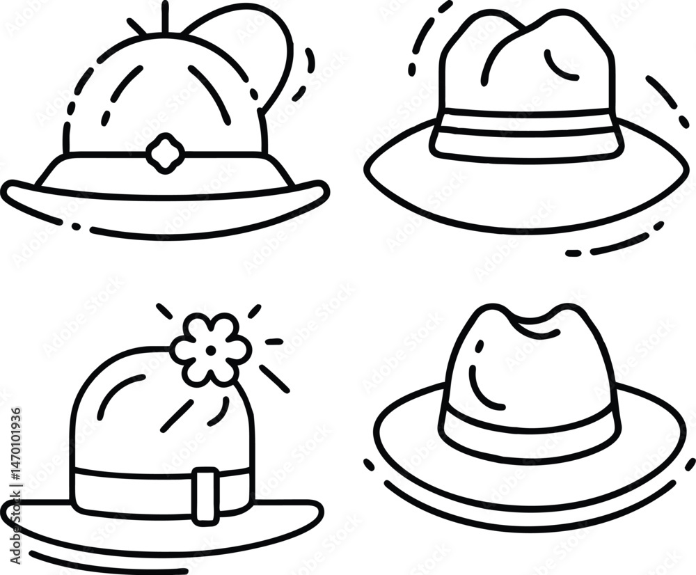 Fototapeta premium set of icons